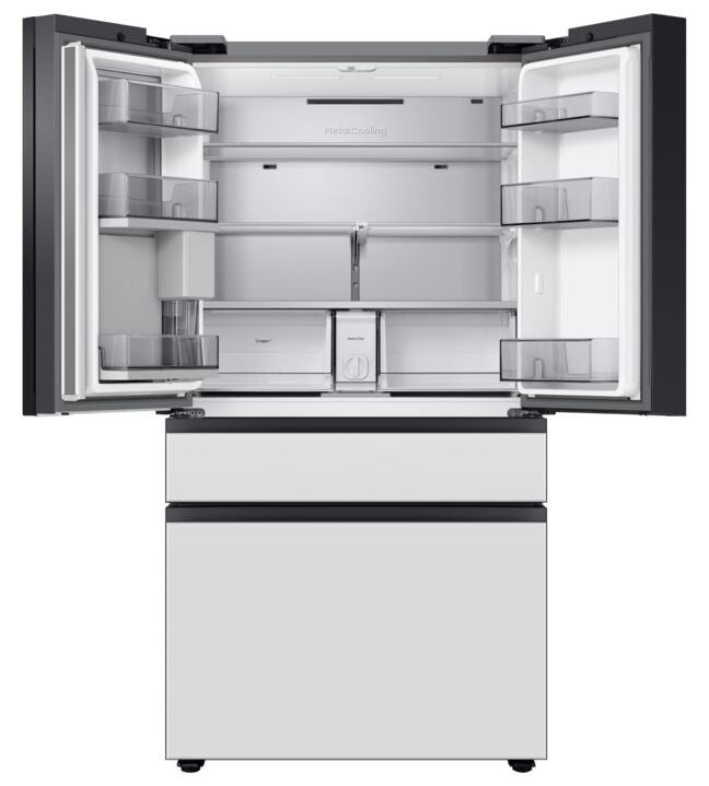 Samsung BESPOKE 36" 22.8 Cu. Ft. Counter-Depth 4-Door French Door Refrigerator with Autofill Pitcher (Without Panels) - RF23BB8600APAA