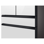 Samsung BESPOKE 36" 4-Door Counter-Depth Refrigerator with Beverage Center and Family Hub (Without Panels) (22.5 cu.ft.) - RF23BB8900AWAC