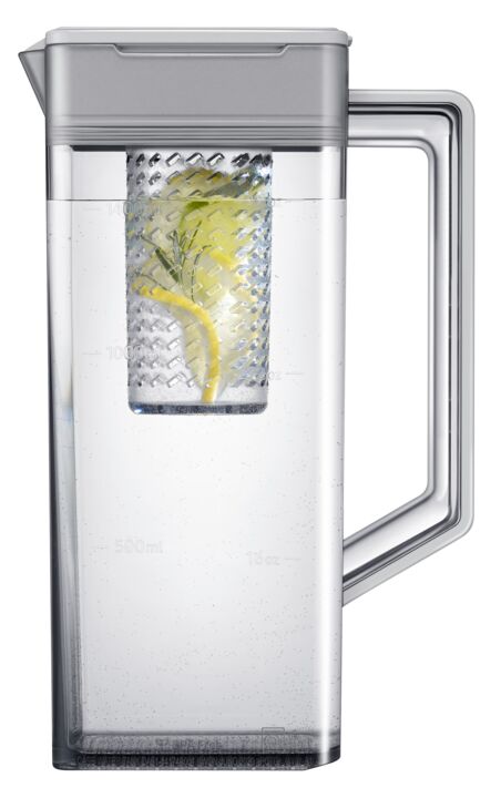 Samsung BESPOKE 36" 4-Door Counter-Depth Refrigerator with Autofill Pitcher (Without Panels) (22.8 cu.ft.) - RF23BB8600APAA