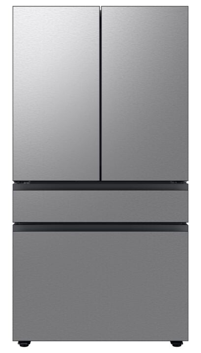 Samsung BESPOKE 36" 22.8 Cu. Ft. Stainless Steel Counter-Depth 4-Door French Door Refrigerator with Beverage Centre - RF23BB8600QLAA