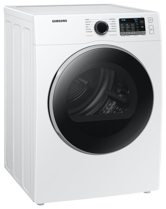 Samsung White Electric Dryer with Sensor Dry (4.0 cu. ft.) - DV25B6800EW/AC