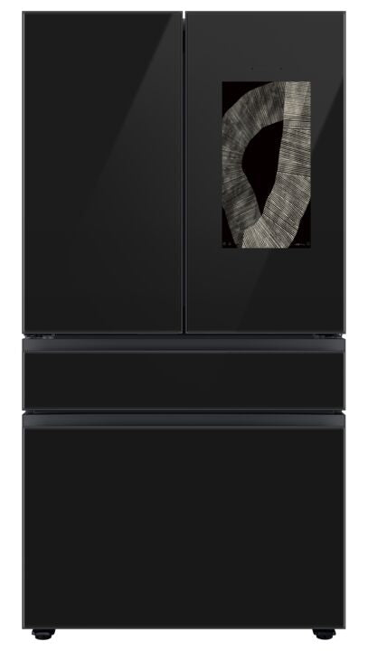 Samsung BESPOKE 36" 4-Door Counter-Depth Refrigerator with Beverage Center and Family Hub (Without Panels) (22.5 cu.ft.) - RF23BB8900ACAC