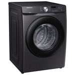 Samsung Black Stainless Steel Front-Load Washer with Self Clean+ (5.2 cu. ft.) - WF45T6000AV/A5