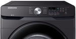 Samsung Black Stainless Steel Front-Load Washer with Self Clean+ (5.2 cu. ft.) - WF45T6000AV/A5
