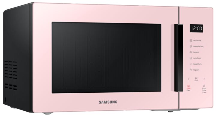 Samsung BESPOKE Pink Glass Countertop Microwave (1.1 cu.ft.) - MS11T5018AP/AC
