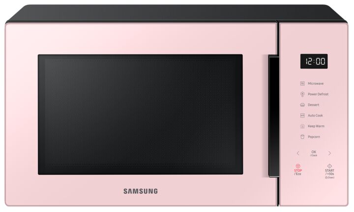 Samsung BESPOKE Pink Glass Countertop Microwave (1.1 cu.ft.) - MS11T5018AP/AC
