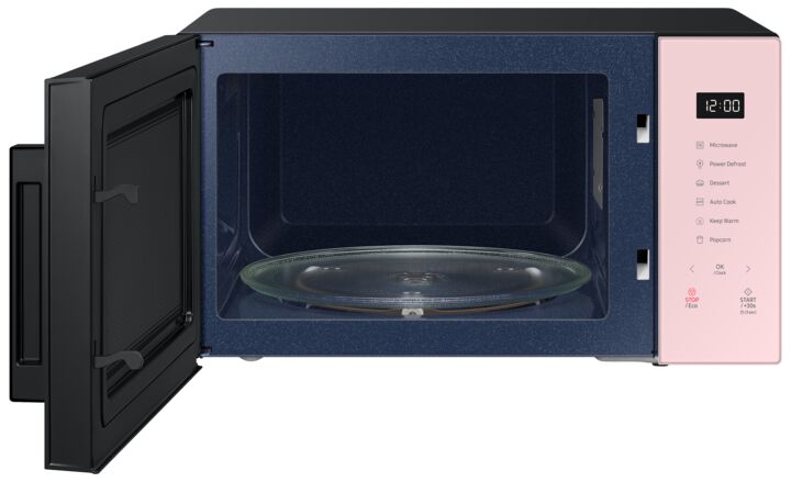 Samsung BESPOKE Pink Glass Countertop Microwave (1.1 cu.ft.) - MS11T5018AP/AC