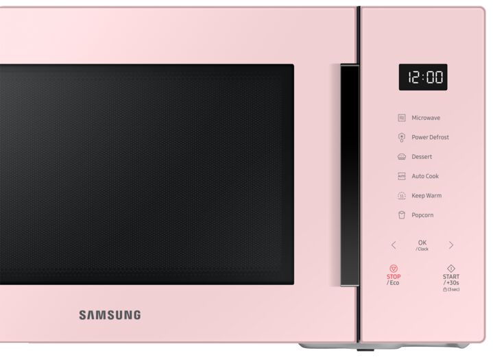 Samsung BESPOKE Pink Glass Countertop Microwave (1.1 cu.ft.) - MS11T5018AP/AC