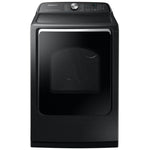Samsung Black Stainless Electric Dryer with SmartThings (7.4 cu. ft.) - DVE52B7650V/AC