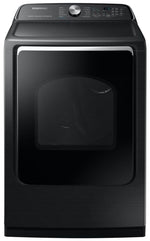 Samsung Black Stainless Electric Dryer with SmartThings (7.4 cu. ft.) - DVE52B7650V/AC