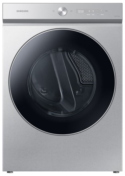 Samsung BESPOKE Silver Electric Dryer with AI Optimal Dry (7.6 cu. ft.) - DVE53BB8900TAC