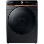 Samsung Black Stainless Steam Front Load Washer with Smart AI (5.3 cu. ft.) - WF46BG6500AVUS