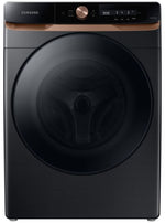 Samsung Black Stainless Steam Front Load Washer with Smart AI (5.3 cu. ft.) - WF46BG6500AVUS