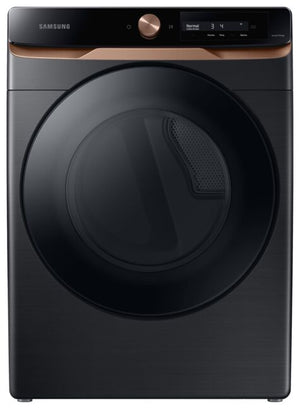 Samsung Black Stainless Front Load Dryer with Smart Dial (7.5 cu. ft.) - DVE46BG6500VAC