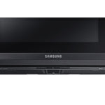 Samsung Black Stainless 400 CFM Slim Over-The-Range Microwave (1.1 Cu.Ft.) - ME11A7510DG/AC