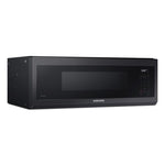 Samsung Black Stainless 550 CFM Slim Over-The-Range Microwave (1.1 Cu.Ft.) - ME11A7710DG/AC