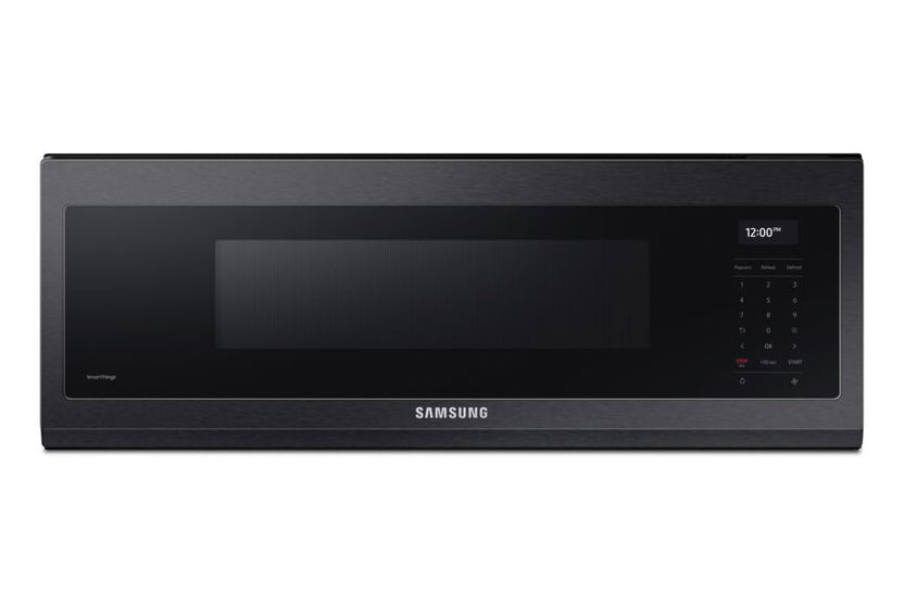 Samsung Black Stainless 550 CFM Slim OverTheRange Microwave (1.1 Cu
