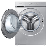 Samsung BESPOKE Stainless Steel Front-Load Washer with SuperSpeed and AI Smart Dial (6.1 cu. ft.) - WF53BB8700ATUS
