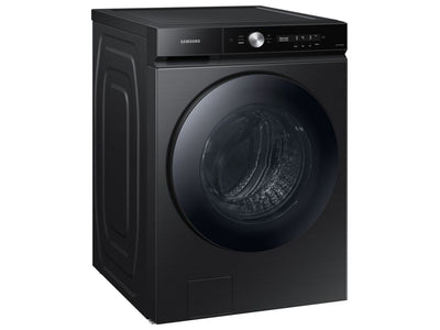 Samsung BESPOKE Black Stainless Front-Load Washer with SuperSpeed and AI Smart Dial (6.1 cu. ft.) - WF53BB8700AVUS