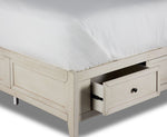 San Mateo 6-Piece Full Storage Bedroom Package - Antique White