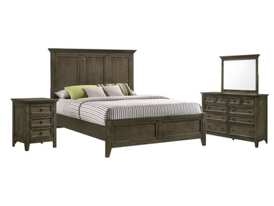 San Mateo 6-Piece King Bedroom Package- Pewter