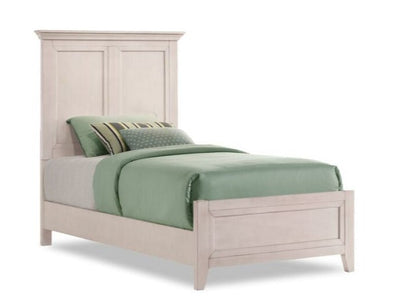 San Mateo 3-Piece Twin Panel Bed - Antique White