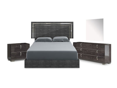 Sarah Ala Mode 6-Piece Queen Bedroom Package - Grey