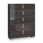 Sarah Ala Mode 5 Drawer Chest - Grey