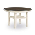 Savanah 5-Piece Dining Set - Antique White and Brown