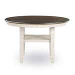 Savanah 5-Piece Dining Set - Antique White and Brown