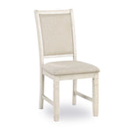 Savanah 5-Piece Dining Set - Antique White and Brown