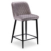 Senna Counter Height Stool - Taupe, Black