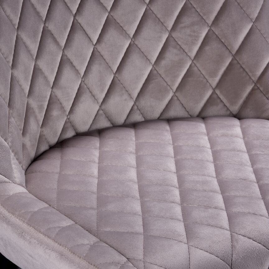 Senna Counter Height Stool - Taupe, Black