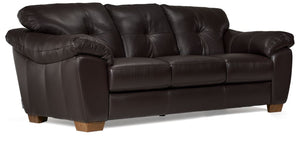 Sloane Leather Sofa- Chocolate