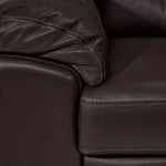 Sloane Leather Sofa- Chocolate