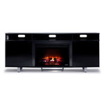 Sorenson 72" Fireplace TV Stand - Black