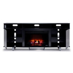 Sorenson 72" Fireplace TV Stand - Black