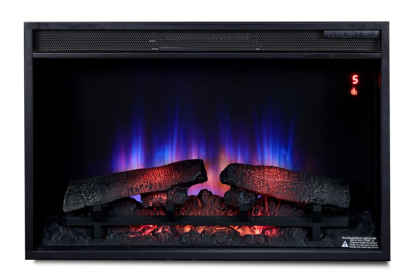 Sorenson Fireplace TV Stand Black Leon's