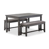 Breeze 3-Piece Dining Set - Dark Grey