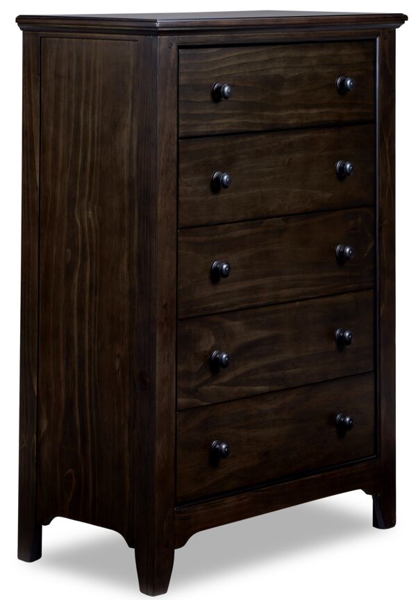 Tahoe 5 Drawer Chest - River Rock
