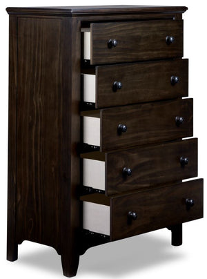 Tahoe 5 Drawer Chest - River Rock