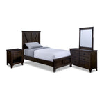 Tahoe 6-Piece Twin Bedroom Package - River Rock