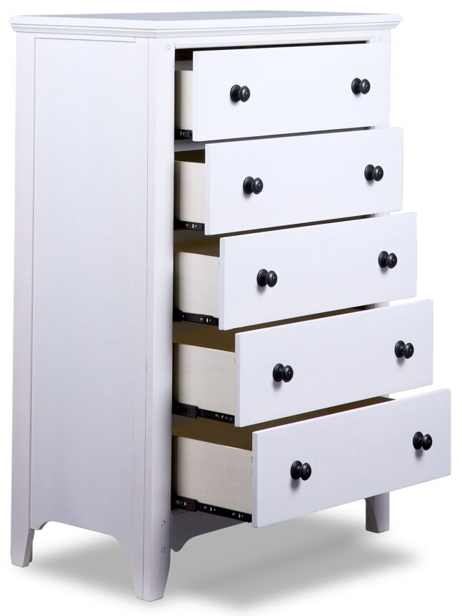 Tahoe 5-Drawer Chest - Sea Shell