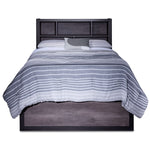 Terra 3-Piece Full Bookcase Bed - Grey