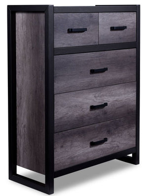 Terra 5 Drawer Chest - Grey