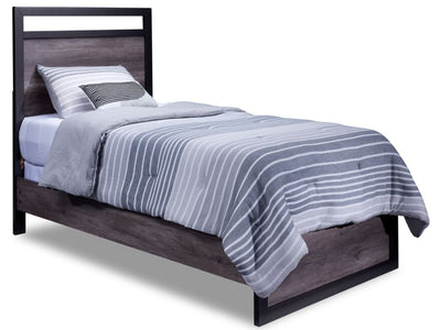 Terra 3-Piece Twin Bed - Grey