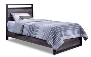 Terra 3-Piece Full Bed - Grey