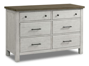 Timber Ridge Dresser and Changer Top Package - Weathered White