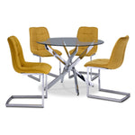 Tina II 5-Piece Dining Set - Maze