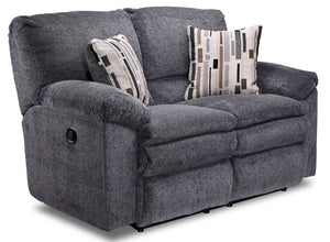 Tosh Reclining Loveseat-Pewter